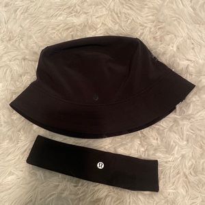 Lululemon headband / reversible bucket hat